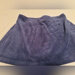 🔥Navy Blue Corduroy Skort